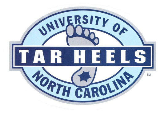 2 Inch North Carolina Tar Heels Logo Decal UNC University Tarheels NC Removable Wall Sticker Art NCAA Home Room Decor 2 1/2 by 2 Inches