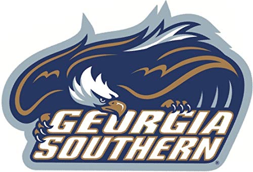 7 Inch GS Eagle Logo Decal Georgia Southern University Eagles Removable Wall Sticker Art NCAA Home Room Decor 7 by 4 1/2 Inches