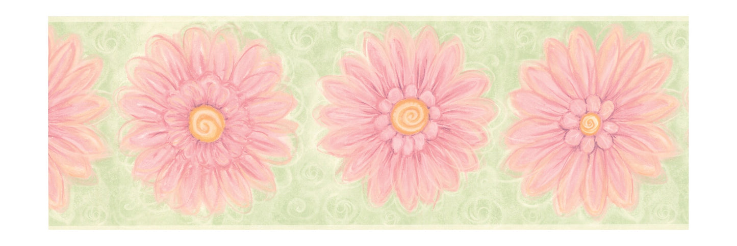 York Wallcoverings York Kids IV Flower Power Border