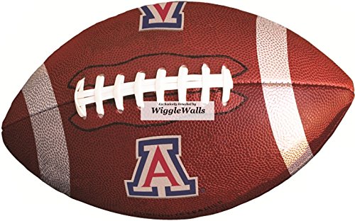 10 Inch Wildcat Football University of Arizona UA Wildcats AZ Removable Wall Decal Sticker Art NCAA Home Room Decor 10.5 by 6 Inches