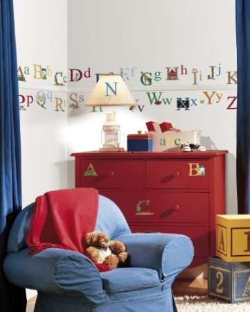 Alphabet Peel & Stick Wall Decals