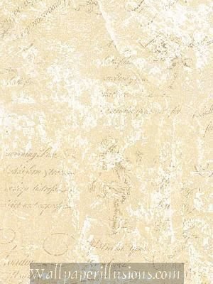 PaperIllusion 5813266 Sample 8x10 INCHES Pearl and Cream Script Village Paper Illusions QVC Wallpaper Torn Faux Finish Wallpaper Illusion Sample