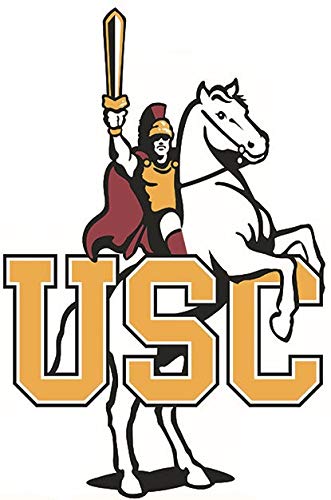 13 Inch USC Traveler Trojan Warrior Decal University of Southern California Trojans SC CA Removable Wall Sticker Art NCAA Home Room Decor 13 1/2 by 9 Inches