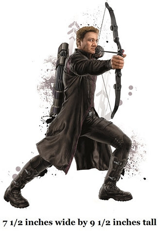 Character in a fantasy outfit with a bow and quiver on a white background