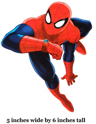 S.H.I.E.L.D. Watch Spidey Wall Decal Ultimate Spider-Man Removable Sticker Art Marvel Comics Peel and Stick Home Room Decor 5 x 6 inches